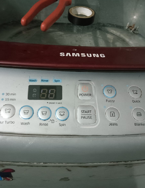 Washing machine control panel repair