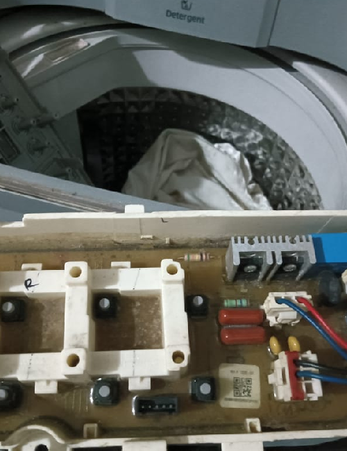 Washing machine circuit board service
